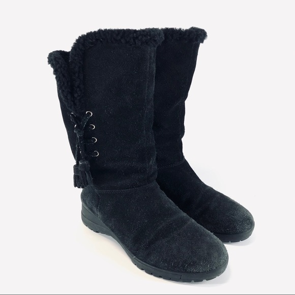 Lauren Ralph Lauren ‘Tadina’ Tassel Suede Boot - Picture 3 of 16